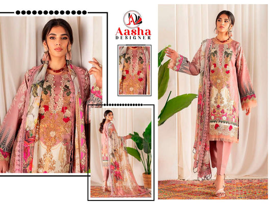 Aasha Ayezal by Anaya Chiffon Pakistani Salwar Suit
